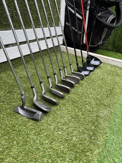 Fazer FirePower Irons 5-SW + Slazenger Woods + Waterproof Stand Bag