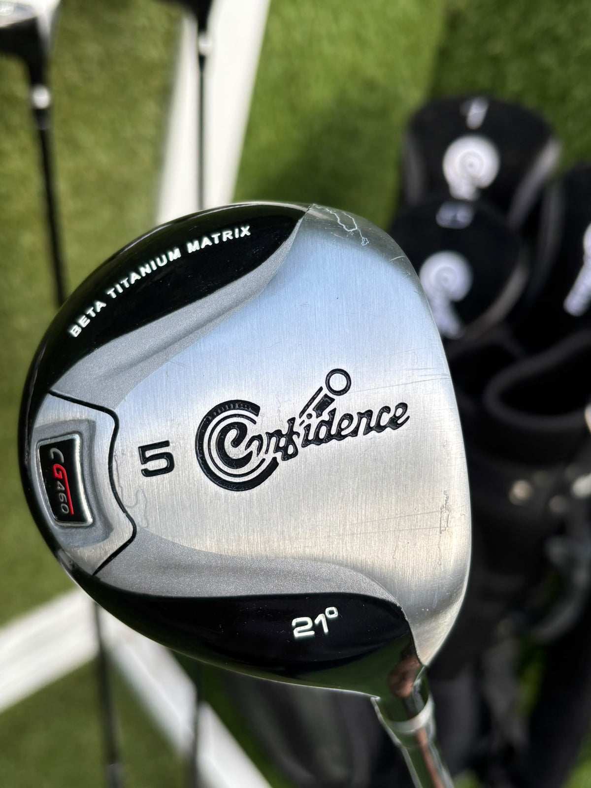 Confidence CG460 3–SW Irons, 10.5° Driver, 3 & 5 Woods, Putter & Matching Bag – Unused Condition