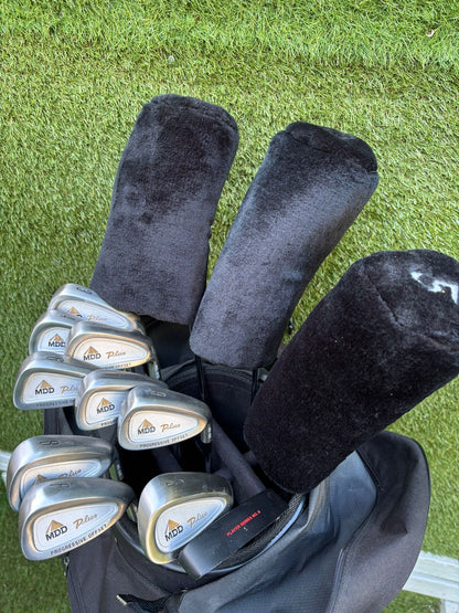 MDD Plus Full Golf Set 3–SW + Oversize Woods + New Proline Cart Bag