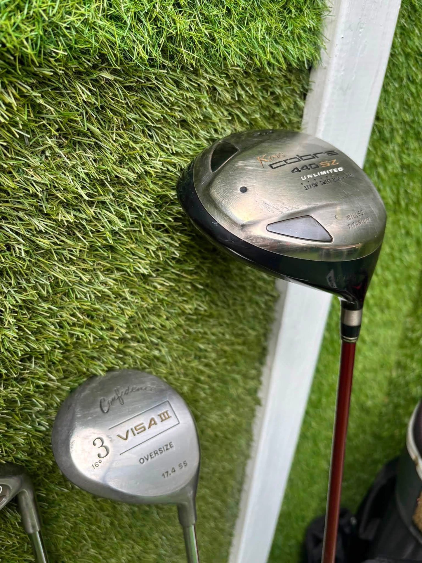 Maple Leaf Competitive Edge Irons + King Cobra Driver, 3 Wood, Zucci Putter & PowaKaddy Bag