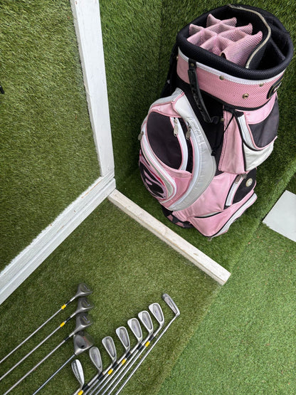 Wilson Berg HT Ladies Golf Set with Callaway Big Bertha War Bird Driver & Cart Bag
