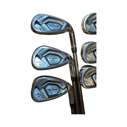 Callaway Rogue CF18 Iron Set 5-PW Graphite Shafts Reg Flex