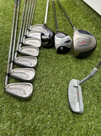 Hippo Hybrid 5–SW Iron Set + Wilson Deep Red II & Stand Bag – 11 Clubs