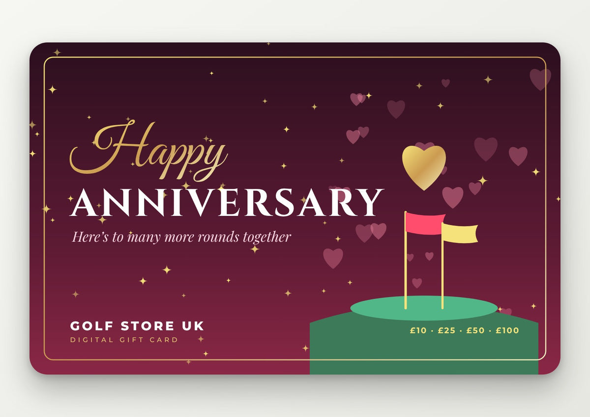 Golf Store UK digital gift card – Happy Anniversary design