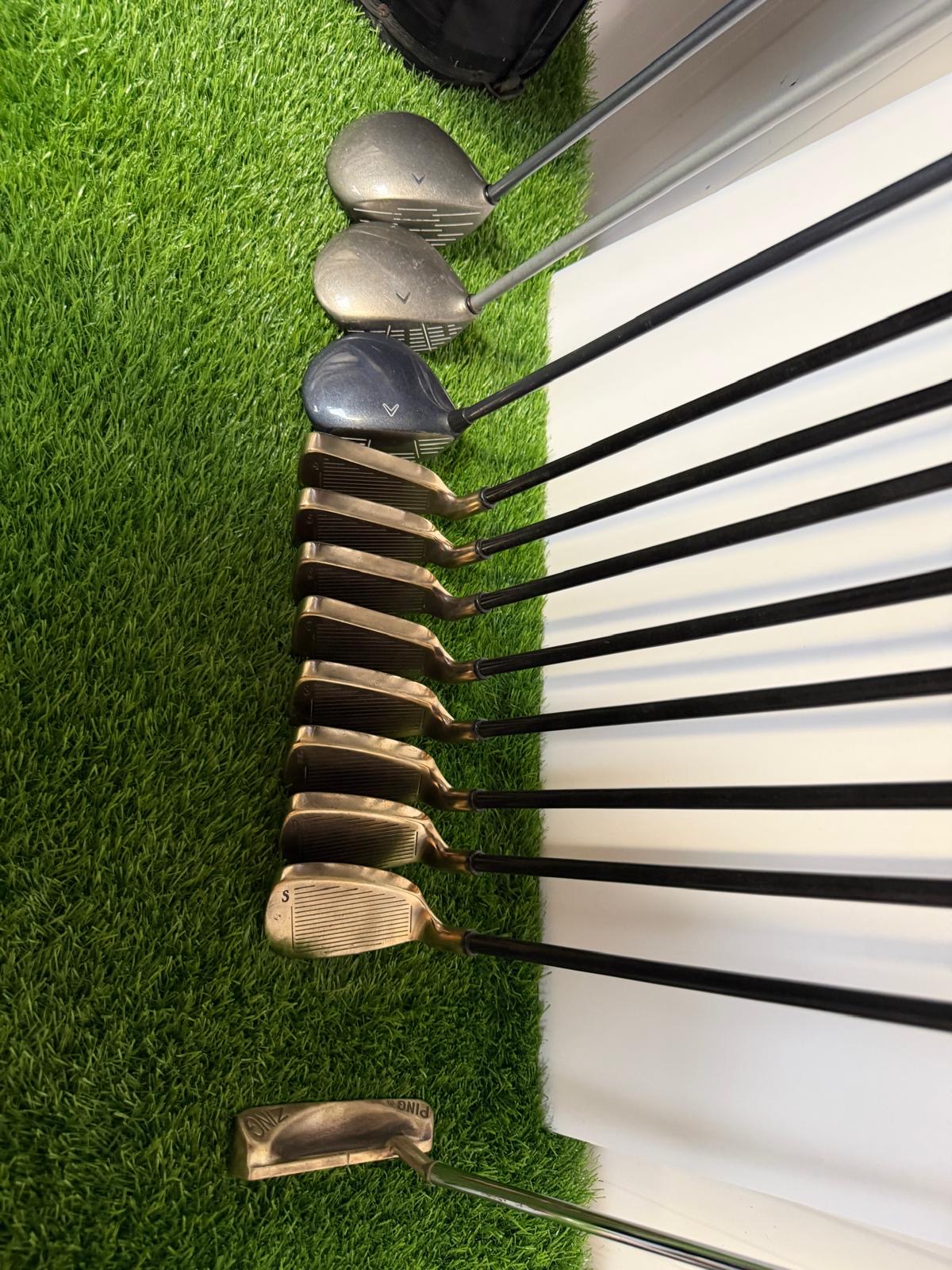 Men's Right Handed Premium Branded Callaway Big Bertha Gold Graphite Shafts- Complete Package Set.