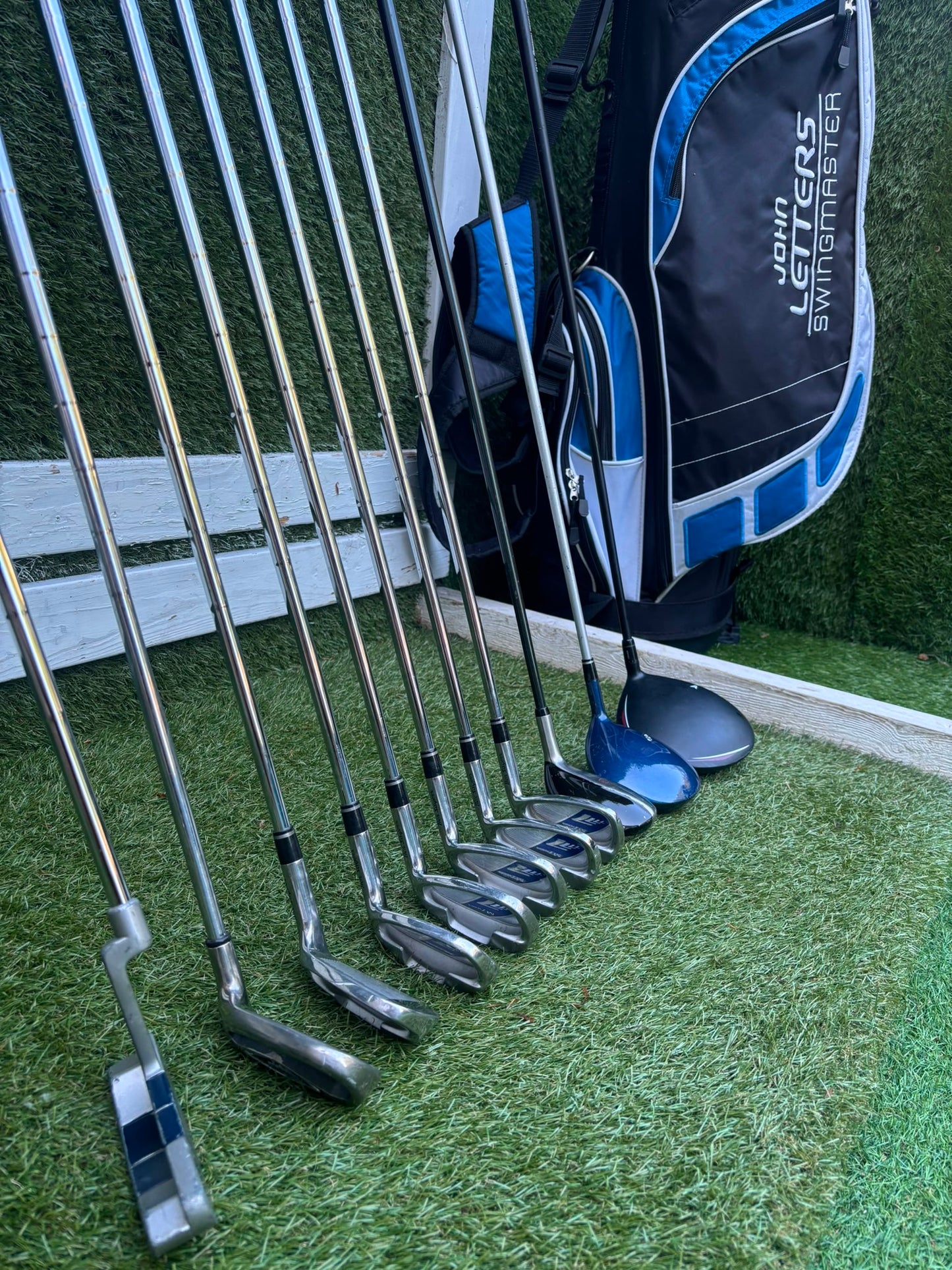 Ben Sayers M7 Golf Set with MacGregor MacTec X Driver, RAM Hybrid & John Letters Stand Bag