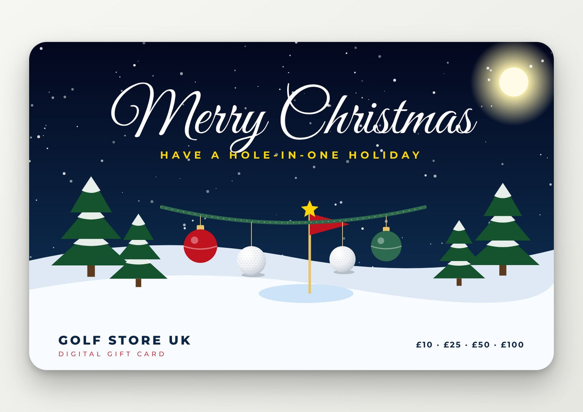 Golf Store UK digital gift card – Merry Christmas golf design