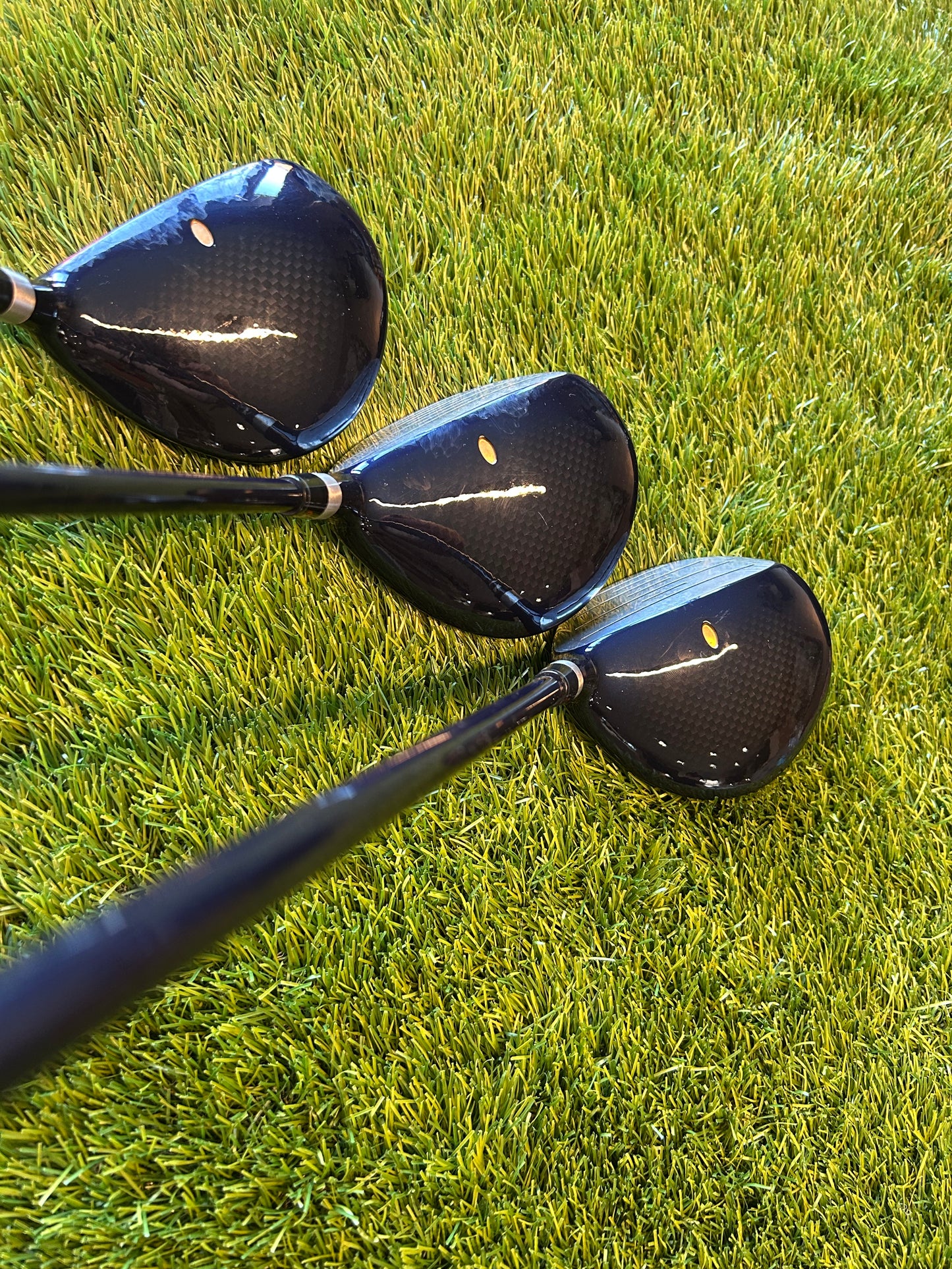 Ram Concept Wood set 3-17 degree, 5-21 degree, 7-24 degree Graphite regular flex Shaft - RH head covers included