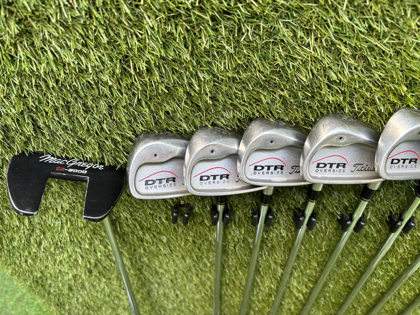Titleist DTR Oversize Irons, PING G2 Fairway Wood & Callaway Stand Bag Golf Set