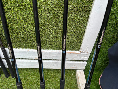 Ladies Golf Set – Callaway Big Bertha Irons, Callaway X Woods (Driver, 3, 5 & 7), HEXSERT HM-1 Putter & Cart Bag