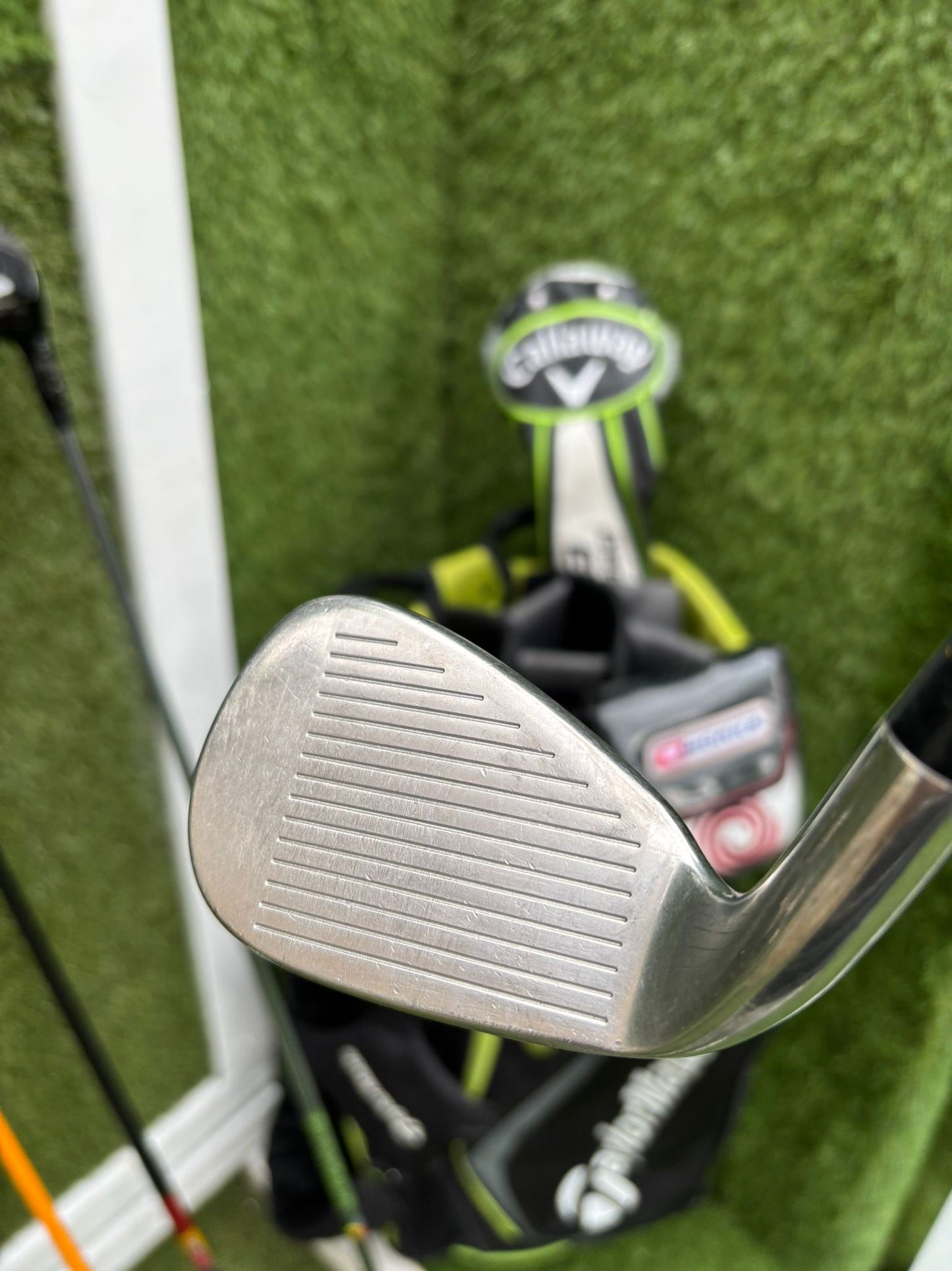 Callaway GBB Epic Adjustable Driver + TaylorMade Burner Irons (4–SW) + Ping i15 Hybrid + r7 Draw 5 Wood + Odyssey Marxman Putter