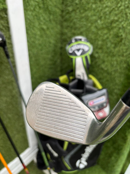 Callaway GBB Epic Adjustable Driver + TaylorMade Burner Irons (4–SW) + Ping i15 Hybrid + r7 Draw 5 Wood + Odyssey Marxman Putter