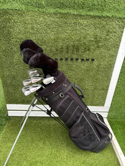 Dunlop MAX Golf Set with Matching Woods, 64° Wedge & Jaxx Stand Bag