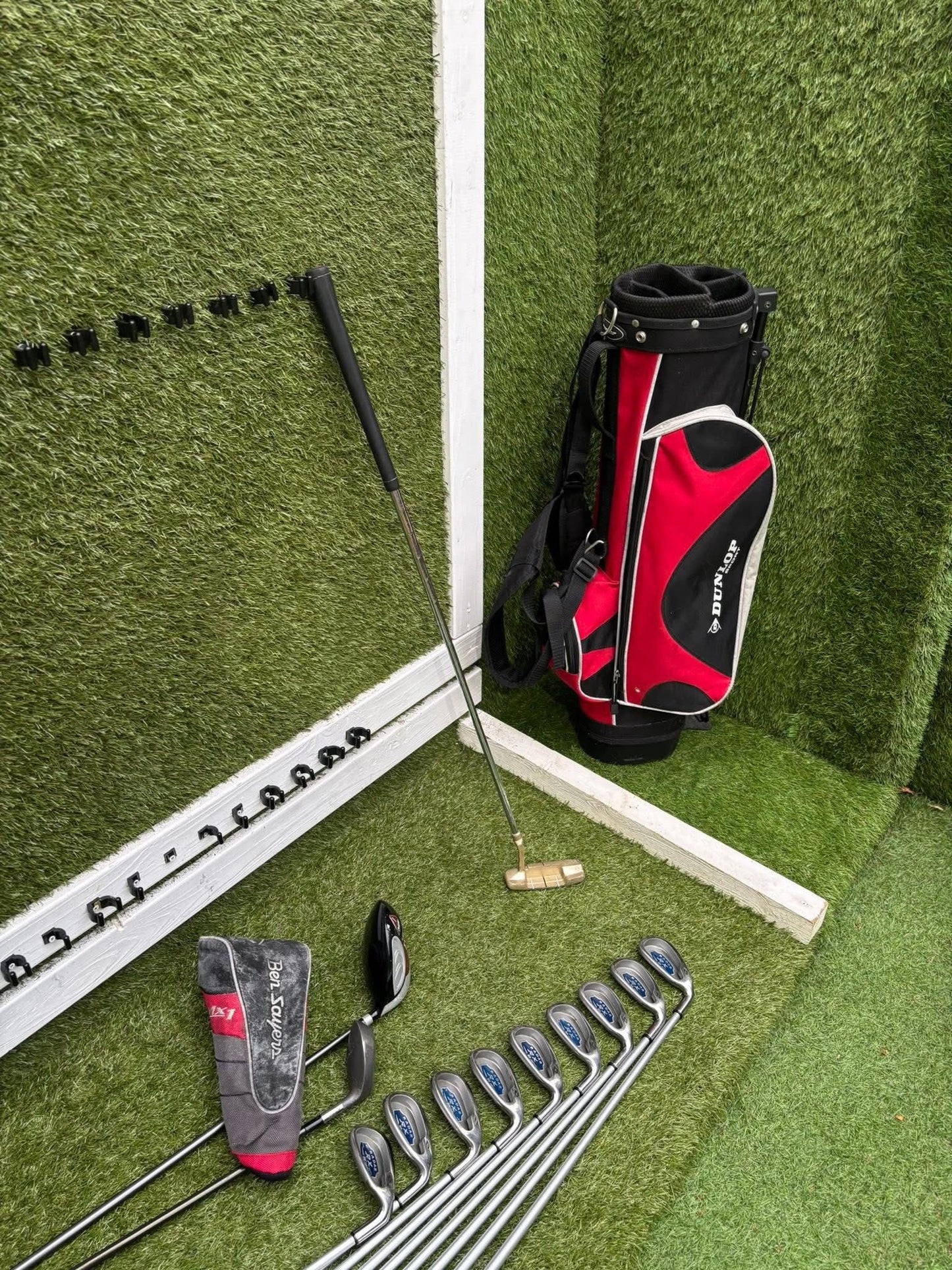 Full Golf Set | Adam RX Graphite Irons + Ben Sayers MX1 Driver + TaylorMade 5 Wood + Memphis LX Putter + Dunlop Stand Bag £120.00