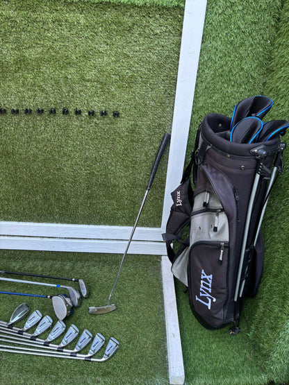 Jack Nicklaus Bear Iron Set + John Letters Driver + Woods + Bag – Full Starter Setup