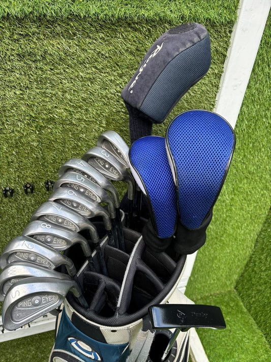 PING Eye 2 Full Set (White Dot • 1-SW + Woods + Hybrid + Putter + Bag)