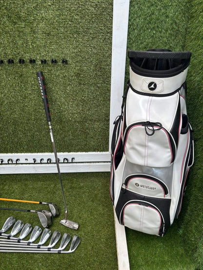 Titleist MB Forged 690 Full Golf Set + Vokey SM7 + Yes! Callie Putter + Motocaddy Leather Cart Bag £524.00