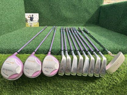 Maruman Lucero Ladies Golf Set (4–SW Irons) + Driver, 3 & 5 Woods + Matching Bag