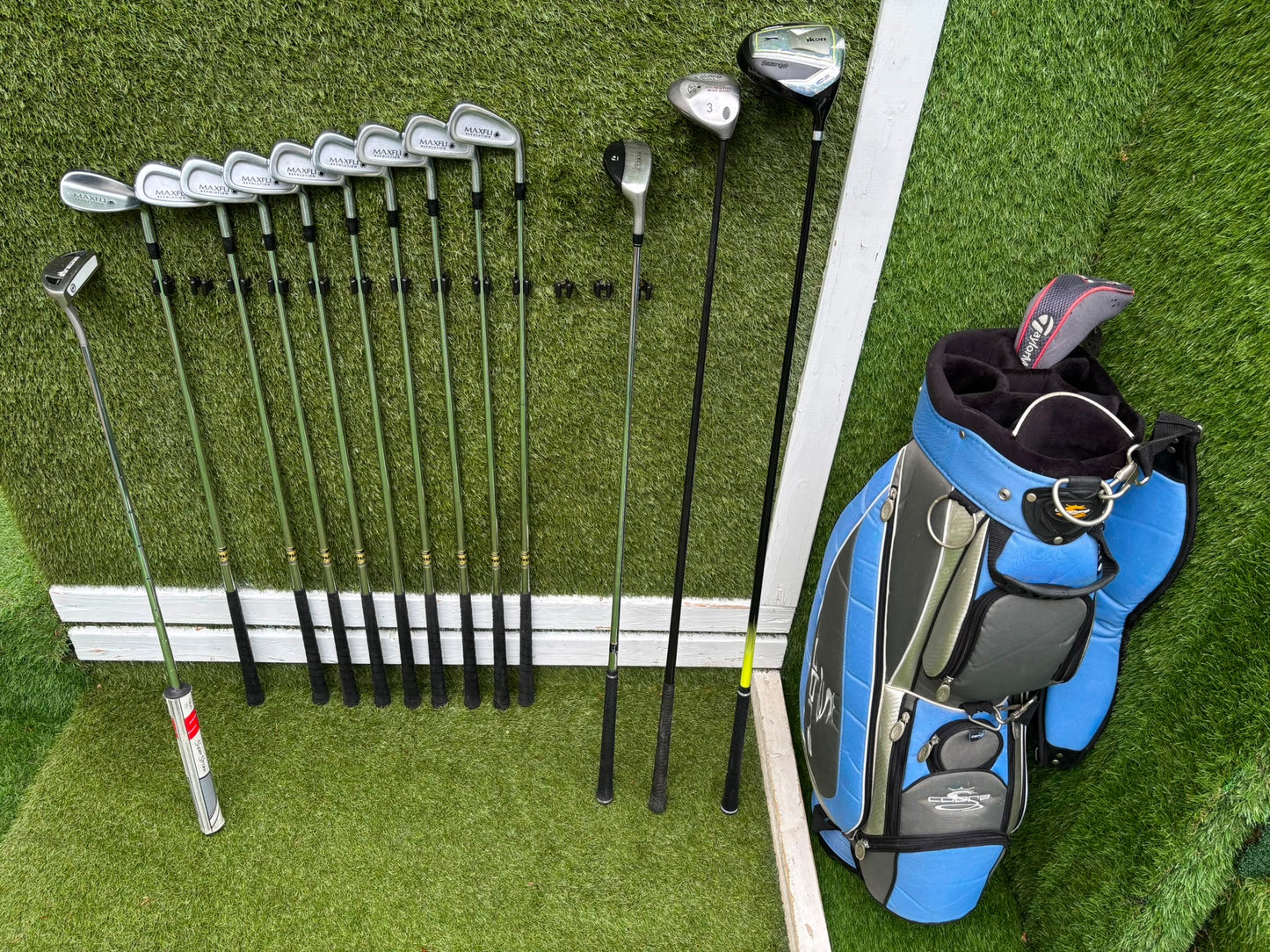 Maxfli Revolution +1” Golf Set with Odyssey White Ice Putter & Cobra Bag Free Delivery