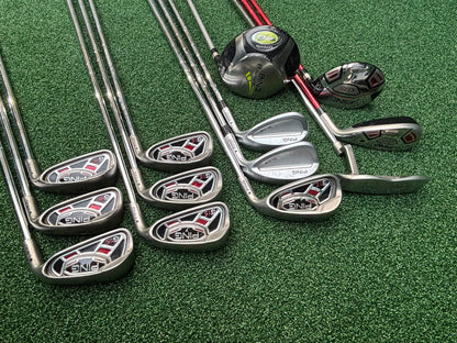 Ping G15 Complete Golf Set + Rapture Driver, Glide Wedges & Cobra Cart Bag
