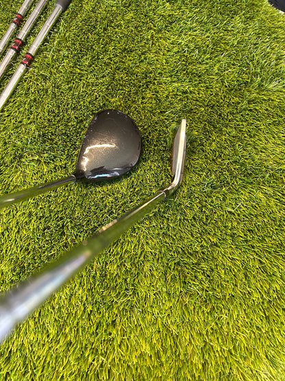 Memphis 4000iL Complete Golf Irons set 3-PW & SW + 3 wood & 5 Wood Oversize Heads Reg Flex RH