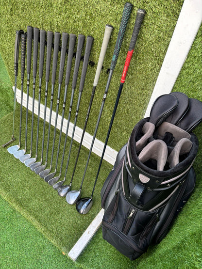 King Cobra II Oversize Irons (3–SW) + Cobra Woods + Ping Anser Putter + Nike Golf Bag Free P&P