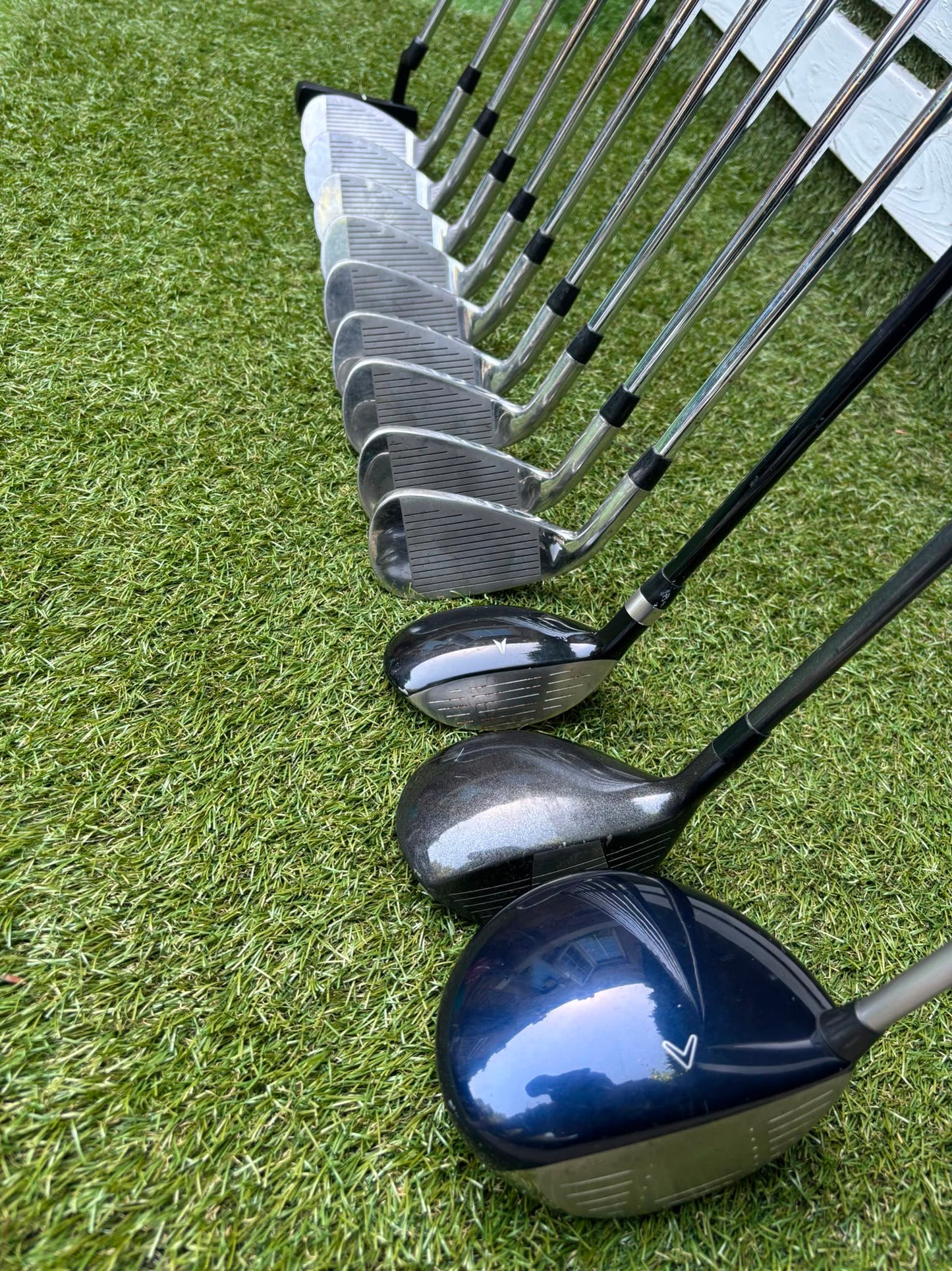 Wilson Matrix Irons 3-SW, Callaway Great Big Bertha Driver, Hybrid & Brand New Stand Bag