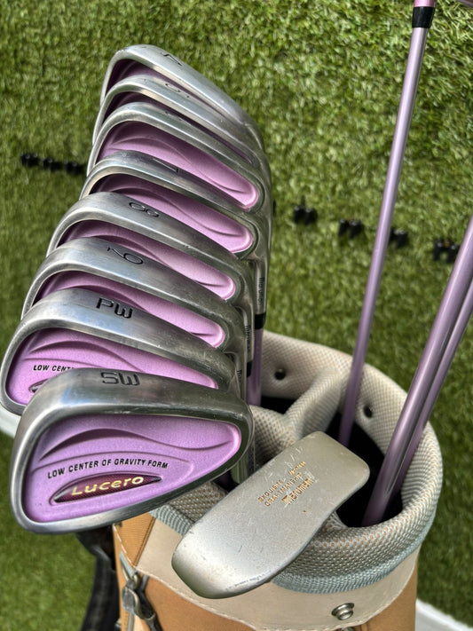 Maruman Lucero Ladies Golf Set (4–SW Irons) + Driver, 3 & 5 Woods + Matching Bag