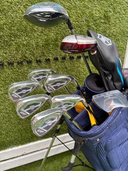 Brand New Wilson Staff D7 XS Golf Set, Brand New Driver & Irons, Brand New Infinite Bucktown Putter, Premium OUUL Stand Bag