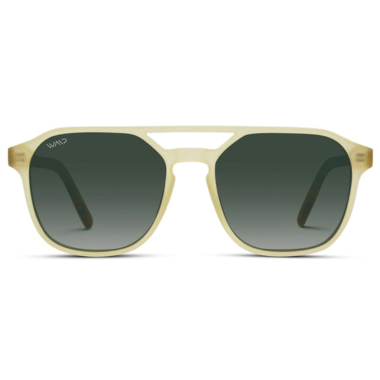 HUNTER Men's Double Bridge Aviator Sunglasses in Tortoise Champagne by WMP Eyewear