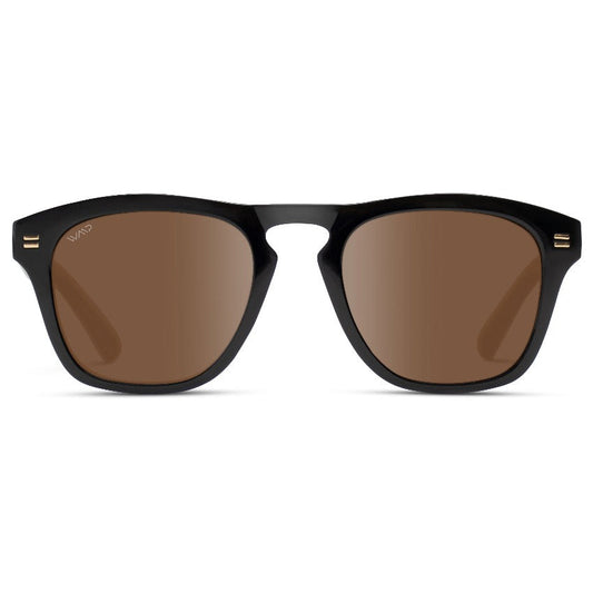 DASH Modern Unisex Sunglasses in Glossy Black by WMP Eyewear