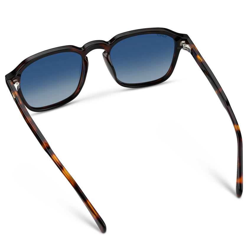 FRANCIS Men's Square Modern Retro Sunglasses in Brown Tortoise by WMP Eyewear