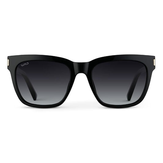DAKOTA Thick Framed Women's Sunglasses in Black by WMP Eyewear