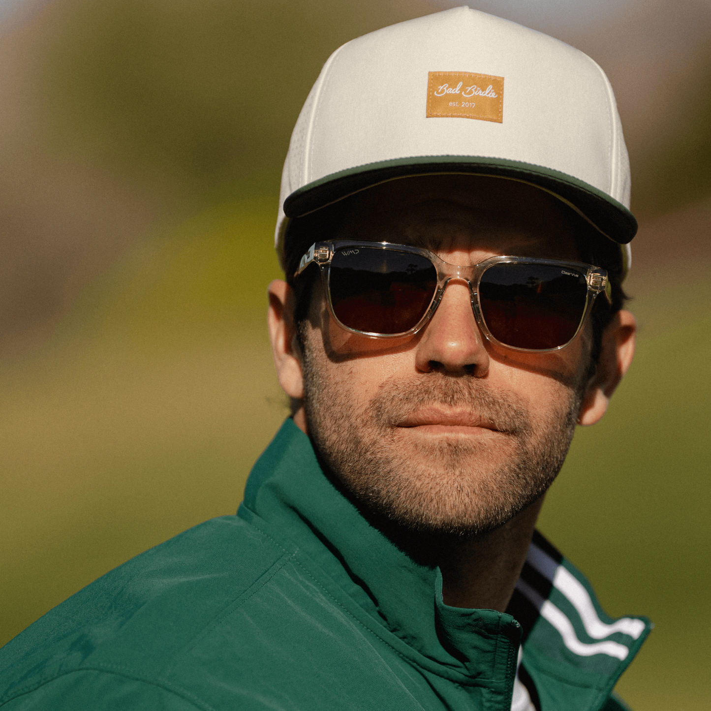 WOODS Men's Golf Special Edition Sunglasses in Crystal Ice Grey by WMP Eyewear