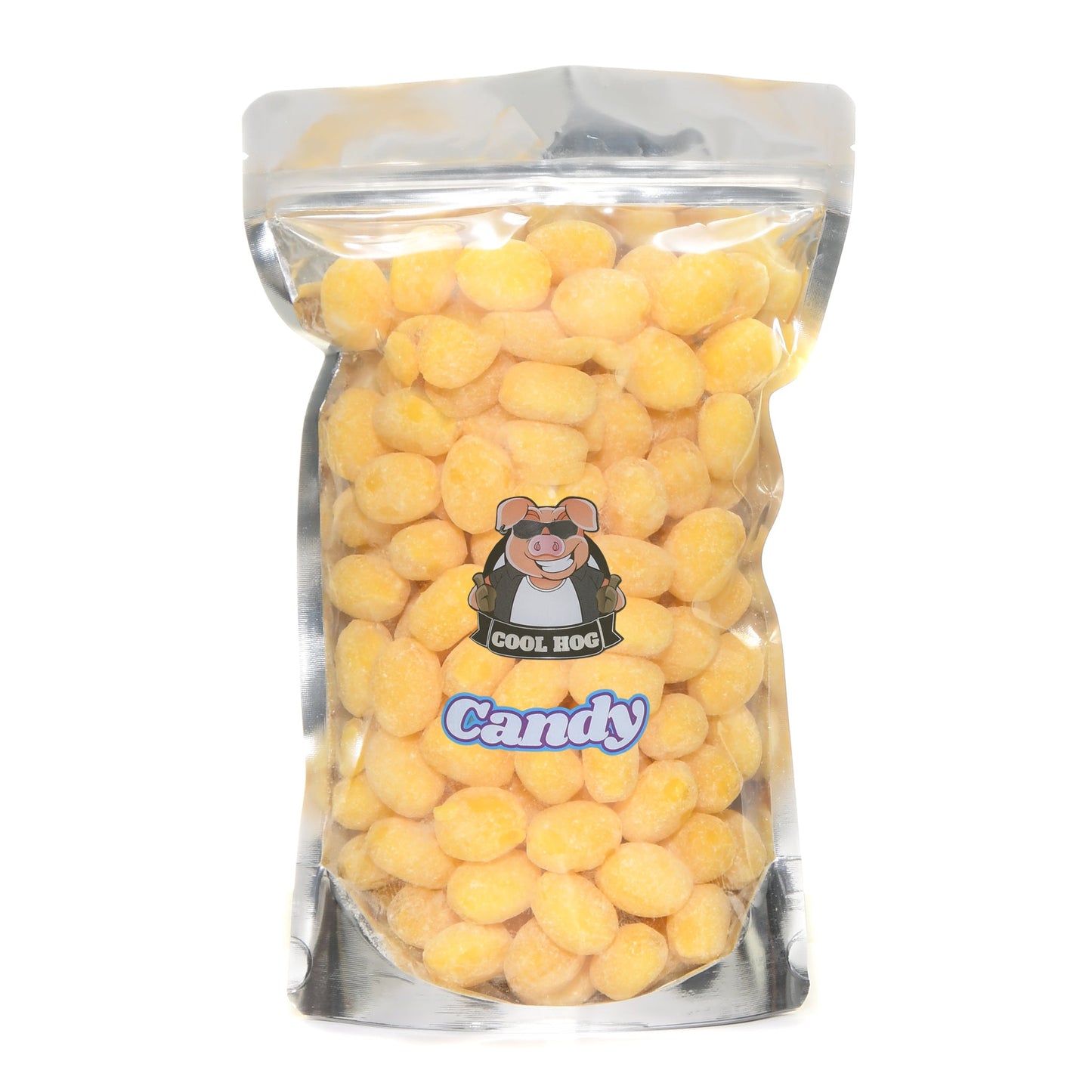 Traditional Lemon Sherbet Candy Resealable Bag - 1KG