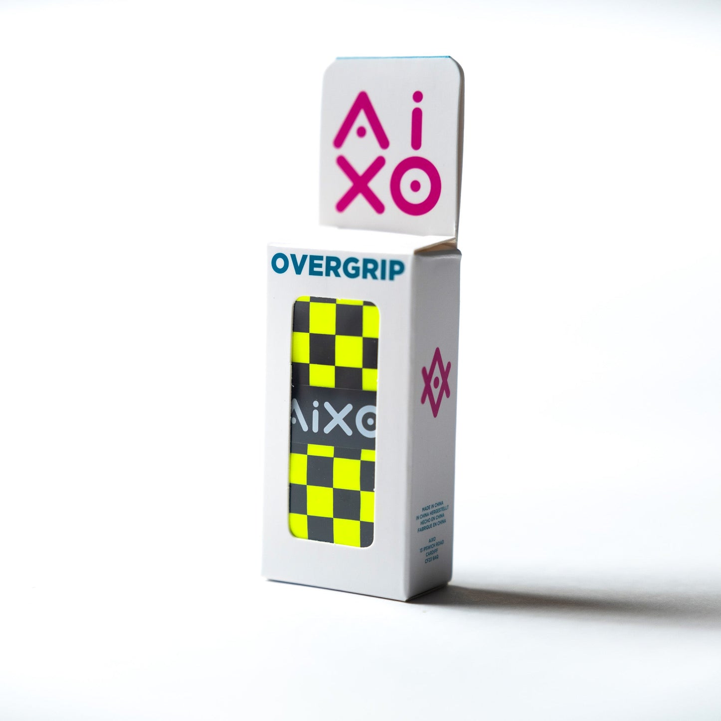 Aixo Checker Dry Overgrip Black & Yellow