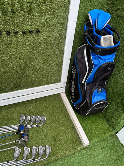 Z-Model II 3-SW Irons, Ping Zing 2 Red Dot 2 Iron, Driver, Hybrid & MacGregor Bag