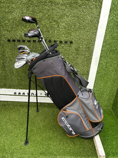 Wilson Deep Red Woods + ProStaff Irons + Cobra Stand Bag – 11 Club Golf Set