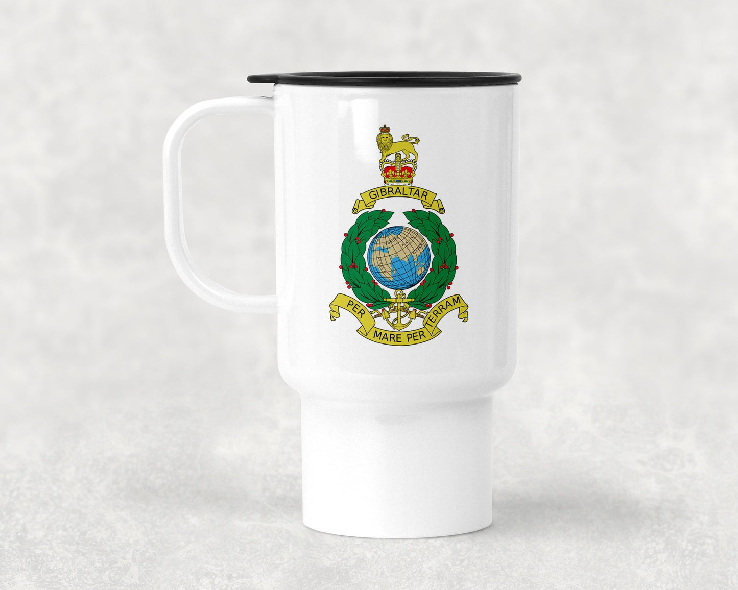 Royal Marines Corps Crest 14oz Military Travel Mug