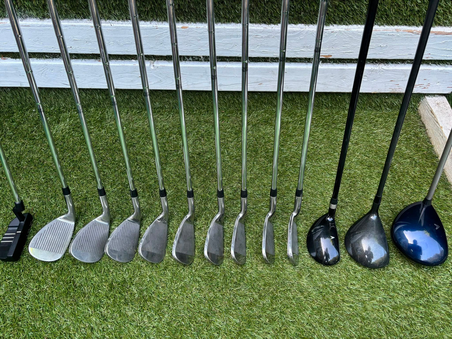 Wilson Matrix Irons 3-SW, Callaway Great Big Bertha Driver, Hybrid & Brand New Stand Bag