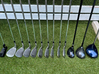 Wilson Matrix Irons 3-SW, Callaway Great Big Bertha Driver, Hybrid & Brand New Stand Bag