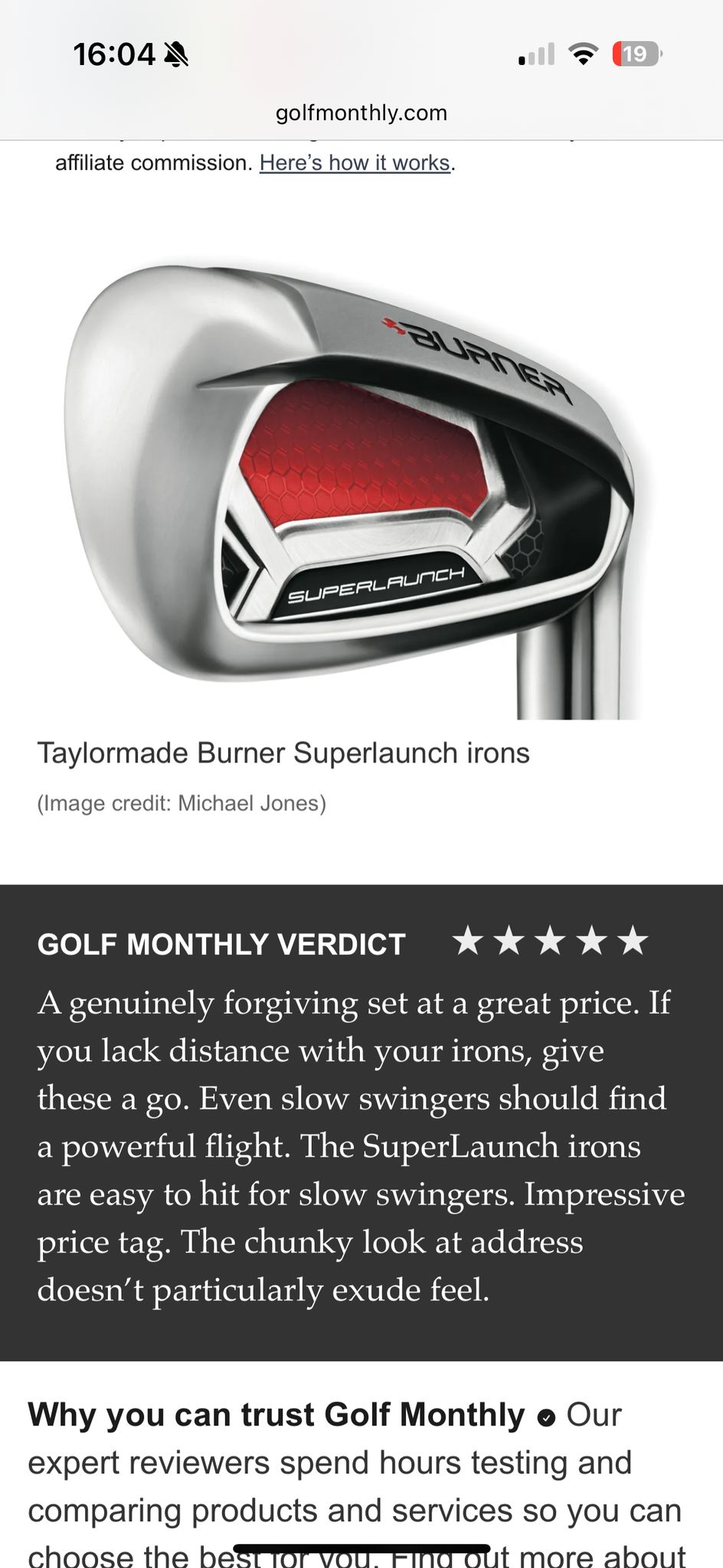 Taylormade Burner Superlaunch Irons 5-PW & Gap Wedge Graphite Stiff Shafts R/H Fast Delivery