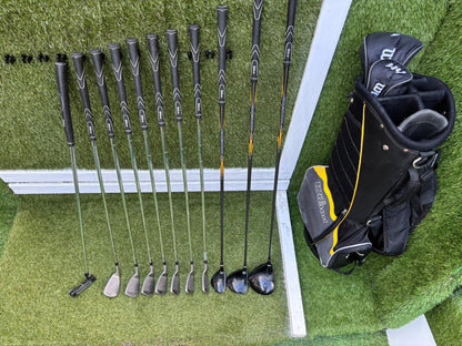 Wilson Ultra High Launch Complete Golf Set – 5–SW Irons, Matching Woods, Putter & Wilson Stand Bag