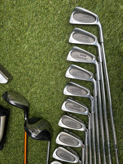 Ben Sayers Super Contact Full Set + Callaway Driver + Wilson Hybrid + Bag £174.00 Free Delivery