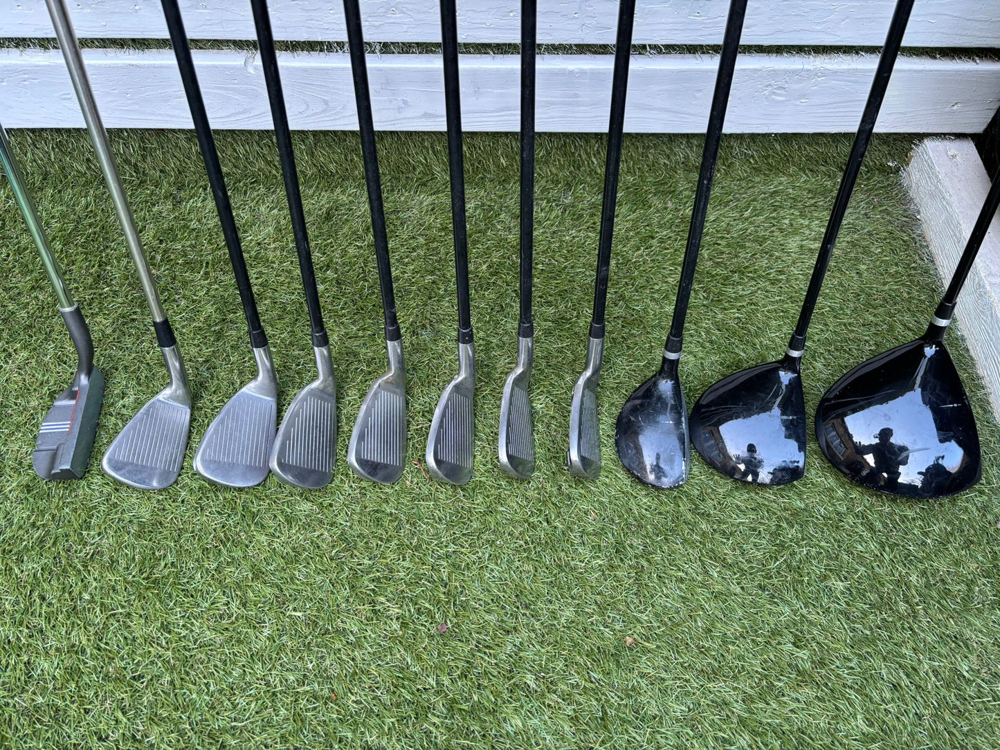 🔥 Wilson 1200 Plus Irons (5–SW) + Driver / 3 Wood / Hybrid + Cleveland Wedge + Waterproof Sun Mountain Bag