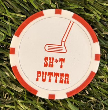 6 Novelty Insulting Poker Chips