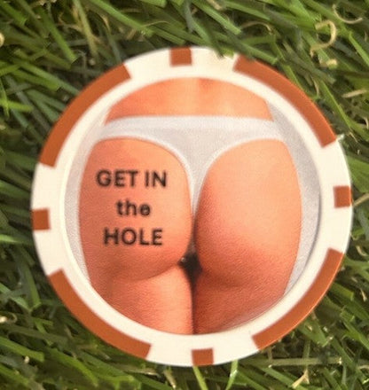 3 X Sexy Magnetic Clay Poker Chips - Golf Ball Markers