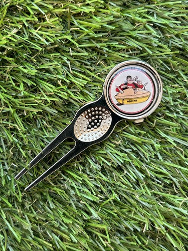 DESPERATE DAN GOLF BALL MARKER AND PITCH REPAIR TOOL