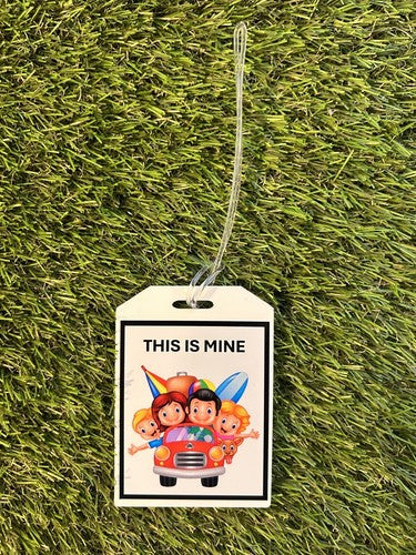 Luxury Luggage Tag Address ID Name Tag Acrylic Personalised Suitcase L