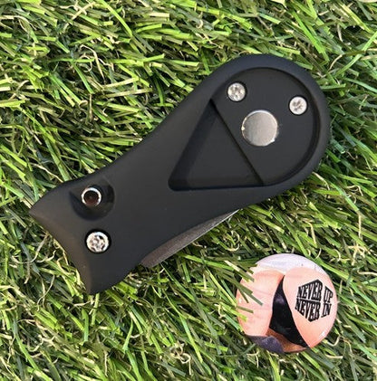 Never up never in Sexy  GOLF BALL MARKER AND Switch PITCH REPAIR TOOL